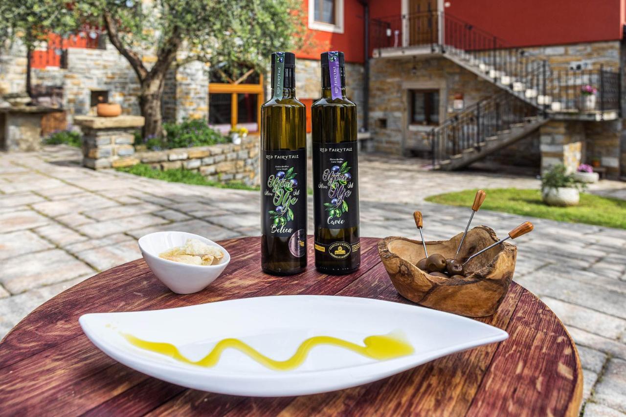 Touristfarm - Apartments "Red Fairytale" Marezige Dış mekan fotoğraf